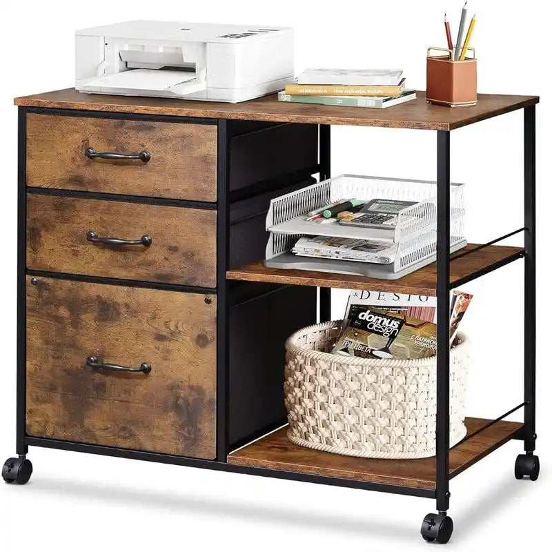 Archivador móvil de 3 cajones - 15.75P x 29.53An x 26.77Al
