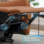 32.3 Sillón reclinable giratorio y mecedora "Wide Power" con puertos USB